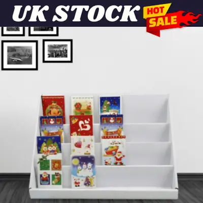 £11.73 • Buy 2PCS Card Display Stand 4 Tier Collapsible Cardboard Greeting Counter Stand UK