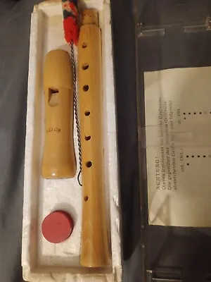 VINTAGE Moeck Barock School Recorder Maple Wood Germany • $29.98