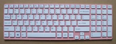 $35 • Buy NEW SONY VAIO SVE151D11L SVE151G11L SVE151J13L US Keyboard Pink Backlit