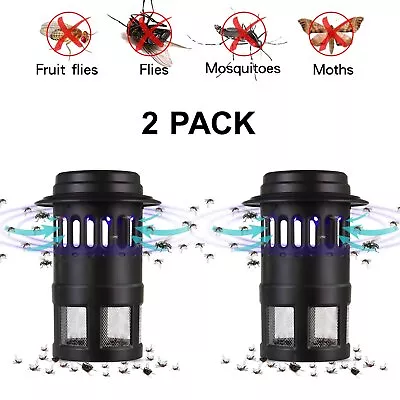2pcs YT Insect Catcher With Powerful Fan ECO-Friendly UV Led Lamp Fly Trapper 4W • $21