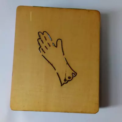 £7 • Buy 1  Thick Wooden Die - Glove (Works With Sizzix Bigz Pro)