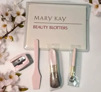 Mary Kay Beauty Blotters And Vintage Brushes Lot • $19.99