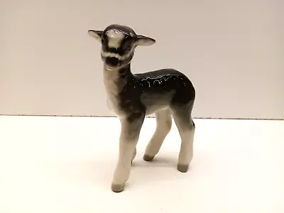 Ceramic Lamb Sheep Figurine Ornament Black/Grey • £5.95