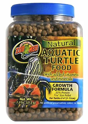 Zoo Med Natural Aquatic Turtle Food Growth Formula • $8.39