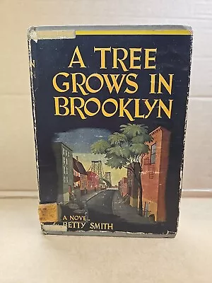 A TREE GROWS IN BROOKLYN A Novel By Betty Smith 1943 Book Club Edition HCW/DJ • $22