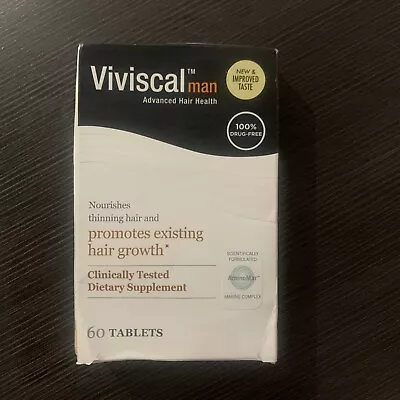 Viviscal Man 60 Tablets One Month Supply Men Hair Growth Exp 03/25 • $34