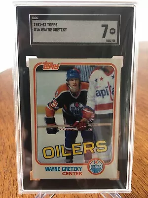 1981 Topps 16 Wayne Gretzky SGC 7 • $79.95