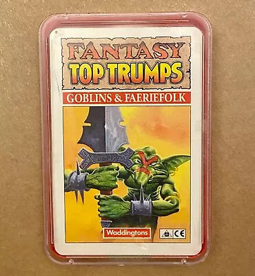 Goblins & Faeriefolk. 100% COMPLETE Vintage Waddingtons Fantasy Top Trumps Cards • £19.99