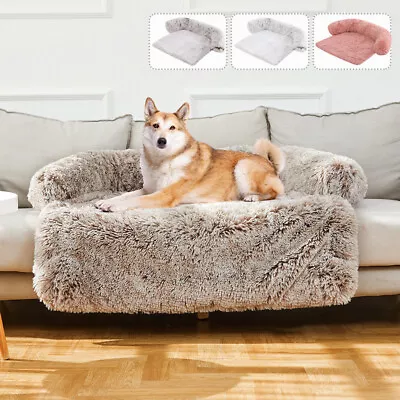 Dog Pet Calming Bed Sofa Warm Nest Washable Furniture Protector Mat Car Blanket • £10.99