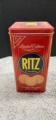 Vintage 1986 Nabisco Ritz Cracker Limited Edition Tin W/ Lid • $9.99