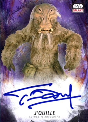 £33.82 • Buy Topps Star Wars Chrome Galaxy Digital Refractor Purple Sign J'Quille LEGENDARY