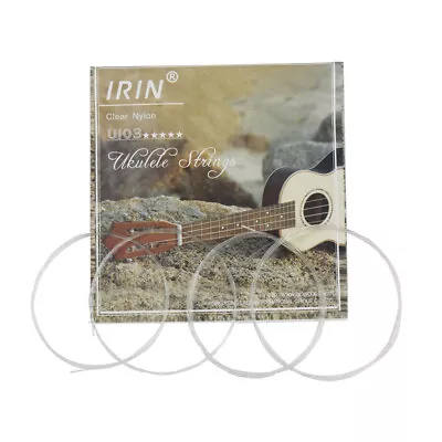 4pcs/set Ukulele Ukelele Uke Strings Nylon Material White J9W6 • $12.02