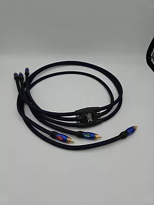 Monster THX Certified Component Gold RCA Cable 4 Feet A/V Red Blue Green • $9.99