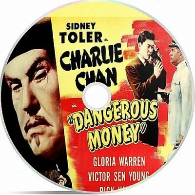 Charlie Chan  Dangerous Money (1946) Public Domain Film On A DVD Free Post • £3.75