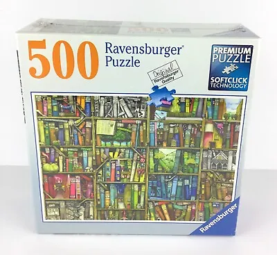 Ravensburger Puzzle The Bizarre Bookshop 500 Piece Jigsaw Puzzle 2013 New Sealed • $24.99