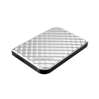 Verbatim Store 'N' Go 1TB Portable Hard Drive Silver 53197 • £65.65