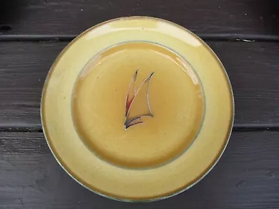 Moorcroft  Pottery.  Unusual Colourway Yacht Pattern Side Plate • £45