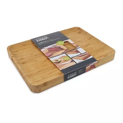 Joseph Joseph Cut & Carve Chopping Board Bamboo Non-slip Feet • $99