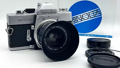 Minolta 101 Camera + Minolta MC Rokkor 35mm F2.8 W/ Original Metal Hood • $125