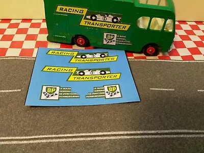 Matchbox Lesney M-6 Racing Car Transporter Full Set Of Stickers  ONLY     NO CAR • $4.50