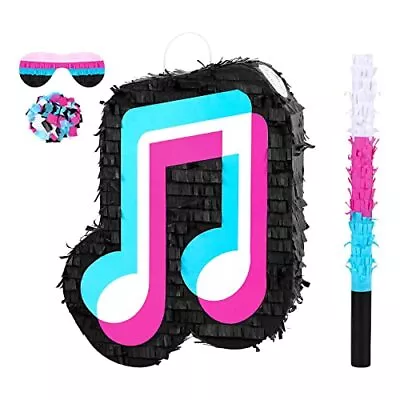 Small Music Party Pinata Birthday Party Decorations DJ Short Video Party Soci... • $37.30