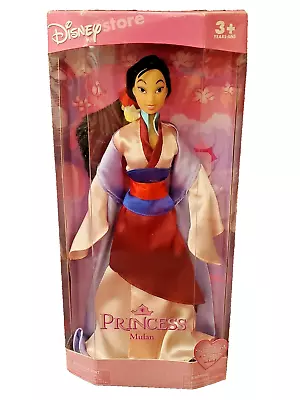 Disney Store Mulan Princess Classic Doll W/ Styling Brush & Slippers - NEW • $24.98