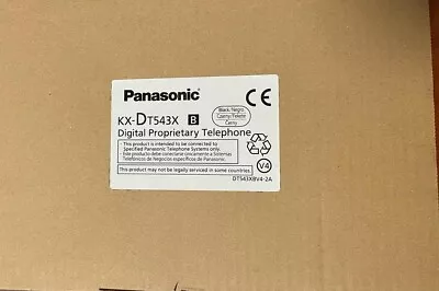 Panasonic KX-DT543 Digital 3-line Phone - Black • $270