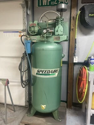 $900 • Buy SpeedAire Compressor 60GAL. Model5z185 From 1989 5HP 9CFM @100PSI