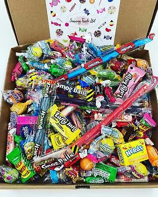 American Sweet Box Candy Hamper 150 Piece Large Gift Personalised USA Candies • £23.99