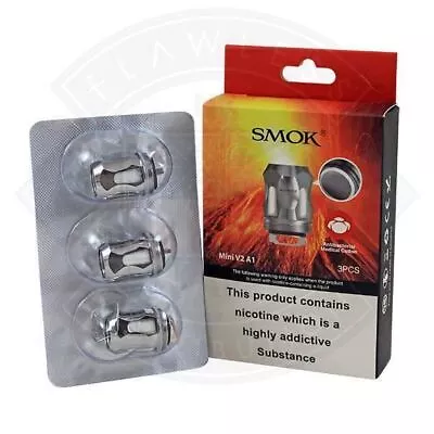 SMOK | TFV8 BABY MINI V2 Vape Coils | Baby A1 A2 A3 S1 S2 K1 K4 R-Kiss Ecig • £10.79