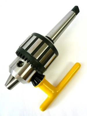 $47.95 • Buy 1/2  Heavy Duty Keyed Drill Chuck + MT2 MT3 1/2  5/8  Straight Shank Arbor New