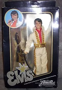 Elvis  Boxed Mic. Guitar 1984 Minor  Box Edge Wear....he Is Perfect! • $26.50