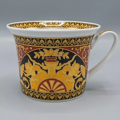 Rosenthal Versace Medusa Red Large Breakfast Cup ONLY - CHIP & CRACK - Free Ship • $95