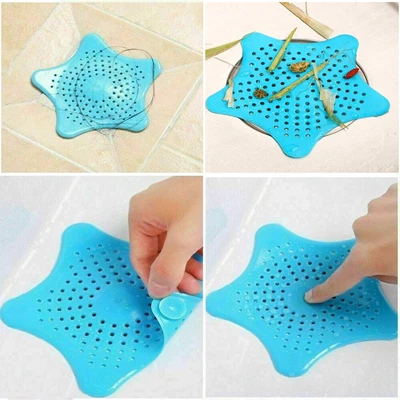 £0.99 • Buy Hair Trap Shower Bath Plug Hole Waste Catcher Stopper Bathroom Drain Sink Filter