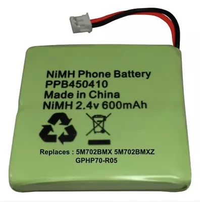 £6.98 • Buy Battery For BT Verve 410/450 Cordless Telephone PPB450410 2.4V 600mAH  NEW 