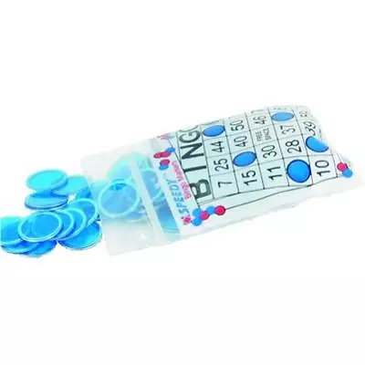 100 Blue Magnetic Bingo Chips • $5.99