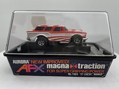 Vtg. Afx/aurora #1903 57 Chevy Nomad Red/white  Starburst  Magna-traction Read! • $169