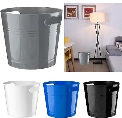 £5.29 • Buy 6L Plastic Waste Paper Bin Basket Rubbish Bedroom Home Office Kitchen Tub Flexi