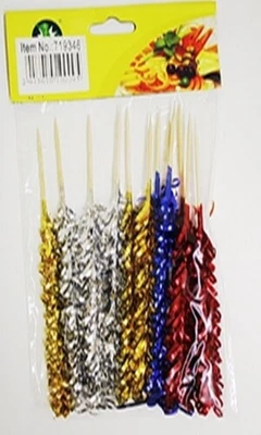 £2.50 • Buy 12pk BAMBOO SKEWERS Wooden Kebab BBQ Fruit Chocolate Fountain Fondue Stick