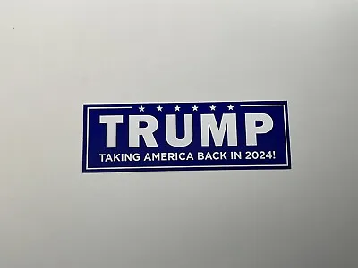 TRUMP 2024  Bumper Sticker Stickers MADE IN USA - MAGA America First! • $1.49