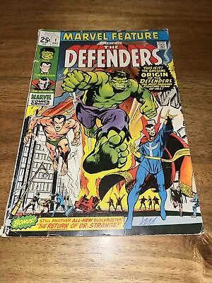 Marvel Feature #1 The Defenders (1971) - 1st Appearance Of Defenders! • $50