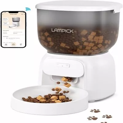 Automatic Cat Feeder 4L Timed Pet Food Dispenser Up To 15 Portions 10 Meals • $86.89