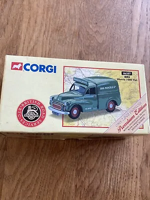 CORGI CLASSICS CC06507 MORRIS MINOR 1000 VAN B.R.S. PREMIUM LTD ED Of 2000 • $12.43