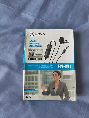 BOYA BY-M1 3.5 Mm Lavalier Microphone For Smartphone And Canon/Nikon Camera -... • £11