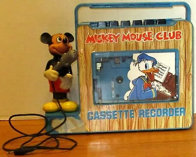 Vintage  Disney  Mickey Mouse Club Cassette Recorder   • $25