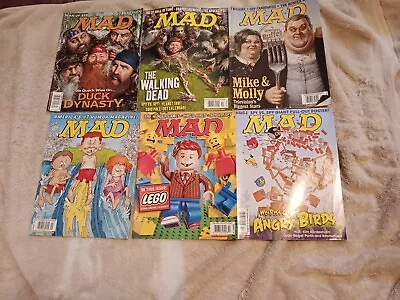 Mad Magazine 6 Issue Lot 2011-2014 • $39.99