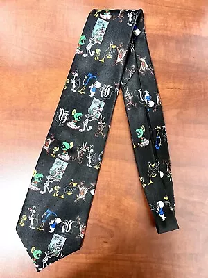 Looney Tunes 1997 Stamp Collection Tie Marvin The Martian Taz Road Runner Bugs • $16.75