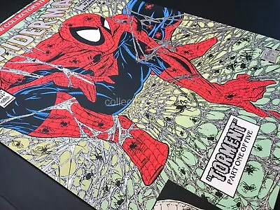 Todd McFarlane Spider-Man #1 Platinum Variant #/125 Comic Movie Art Print Poster • £291.92