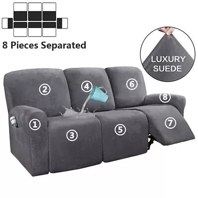 Recliner Sofa Cover Elastic All-inclusive Sofa Slipcover Armchair Couch Cover • $62.03