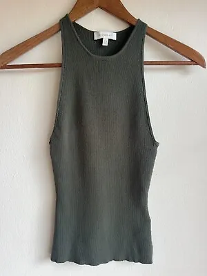 KOOKAI Thyme Ribbed Tank Size 0 (34-36) • $17.50